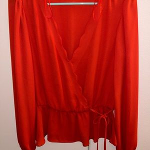 Nine Britton Red Blouse!